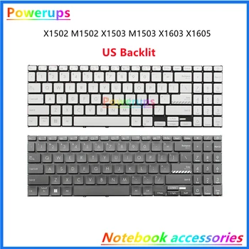 Новый Оригинальный Ноутбук US Клавиатура С Подсветкой Для Asus Vivobook 15 X1502 X1502ZA M1502 X1503 M1503QA X1504 Pro16 X1603Z M1603 X1605