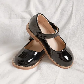 Обувь Для маленьких девочек, Английская Маленькая Кожаная Обувь, Весенне-Осенние Тонкие Туфли, Коричневые Сандалии Для малышей, Детская Водная обувь