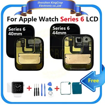 Оригинал для Apple Watch Series 6 ЖК-дисплей с Сенсорным экраном Digitizer Series6 S6 40 мм/44 мм Замена Pantalla для Series 6