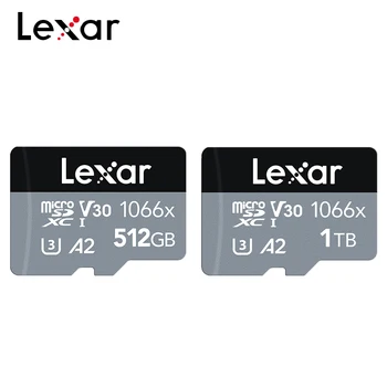 Оригинальная Профессиональная Карта Lexar Micro SD 1066x Silver Series 512GB SDXC 1TB Высокоскоростная TF-Карта V30 A2 Карта Памяти Для Камеры 4K