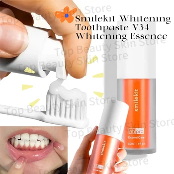 Отбеливающая Зубная паста Smilekit V34 Whitening Essence Зубная Паста для ухода за зубами Чистящее средство для ухода за полостью рта Для мужчин И Женщин Чистящие Средства