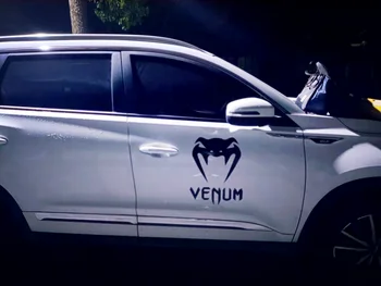 Персонализированная автомобильная наклейка Venom Snake, Водонепроницаемые Солнцезащитные Виниловые наклейки на кузов автомобиля, Креативные аксессуары для автомобильных дверей, ноутбуков, мотоциклов
