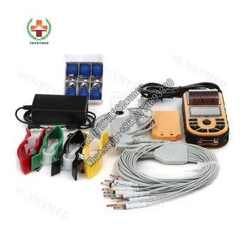 Портативный ЭКГ SY-H003 ручной ЭКГ-аппарат медицинские электрокардиографы Одноканальный портативный экг-прибор с 12 отведениями