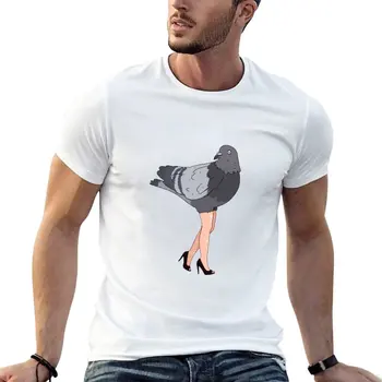 Сексуальная футболка с голубем, кавайная одежда, пустые футболки, большие и высокие футболки для мужчин
