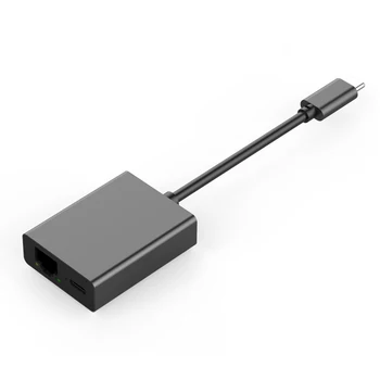 Сетевой адаптер USB-Ethernet 1000 Мбит/с Type-C-RJ45 Интернет-кабель Подключи и Играй Поддержка Сетевой карты зарядки PD