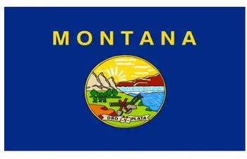 Флаг штата Монтана, 3x5 футов, новый баннер MT USA