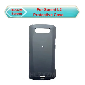Чехол-накладка из ТПУ с прозрачной черной рамкой для телефона Sunmi L2 Case Shell.