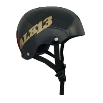 Шлем Alk13 H2O Helmet Plus для катания на роликах BMX. Черное золото. -S- (49-52 см)