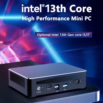 【Супер сделка】 Intel Core i7 1360P i5 1340P 13-го поколения Мини-ПК Thunderbolt 4 с дисплеем 4 *4K 2 * DDR5 4800 МГц 2 * M.2 PCIE4.0 AX WiFi6 BT5.2